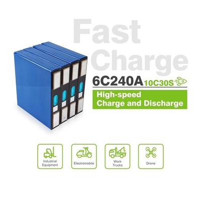40Ah 3.2V LiFePO4プリズム電池細胞6Cの高い比率の一定したcharge&amp;dischargeの準備ができた商品等級