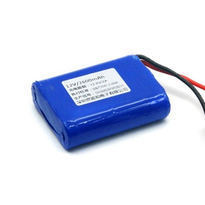 デジタル カメラのための長いライフ サイクル再充電可能な12v 2.6ah李イオン電池のパック