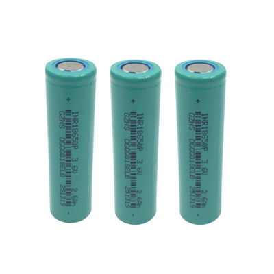 高圧3.6Volt 2600Mah 18650電池細胞は1000回循環する