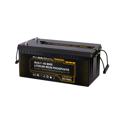 軽量24v 100ah Lifepo4のリチウム電池のパックLFP再充電可能な力