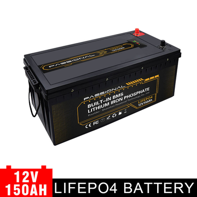 RVの太陽エネルギーのための長い生命12v 150ah再充電可能なLiFePO4リチウム電池のパック