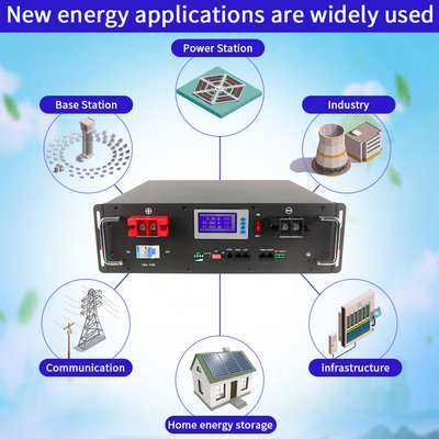 100Ah 51.2vのエネルギー蓄積の棚、5kwh 48V LiFePO4のリチウム電池のパック