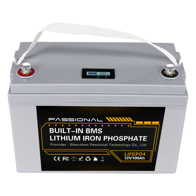 鉛酸の12.8 V 100ah Lifepo4の電池、BMSのリチウム イオン隣酸塩電池