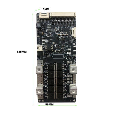 BMS 13S 48V 100A 200A HASLのリチウム電池の保護板135*58*18mm