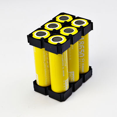 18650電池ケースブラケット2X3電池の支持ブラケットの組合せの関係