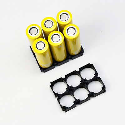 18650電池ケースブラケット2X3電池の支持ブラケットの組合せの関係