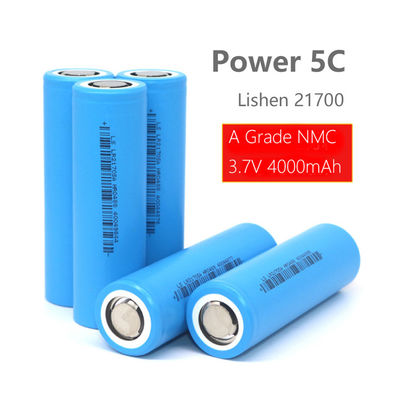 LS 21700 Aの等級電池強い力4000mah 3C 5C李イオン電池細胞1000回