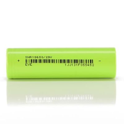 Ebikeのために薄緑の18650個の電池細胞2900mAh 3.7V NCMイブのリチウム イオン細胞
